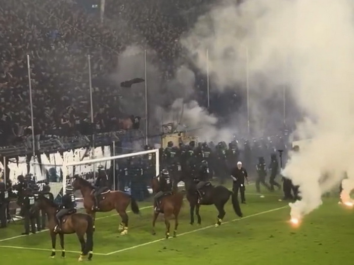 Haos u Kupu Njemačke: Neredi, baklje i polomljene stolice ...