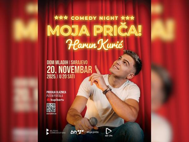 Harun Kurić dolazi u Dom mladih: Duhovito ne mora biti banalno