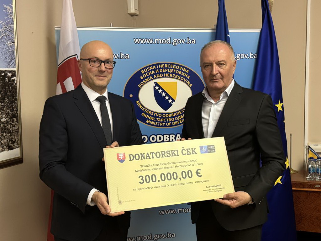 Helez primio ambasadora Hlobeňa: 300 hiljada eura za jačanje kapaciteta OS BiH