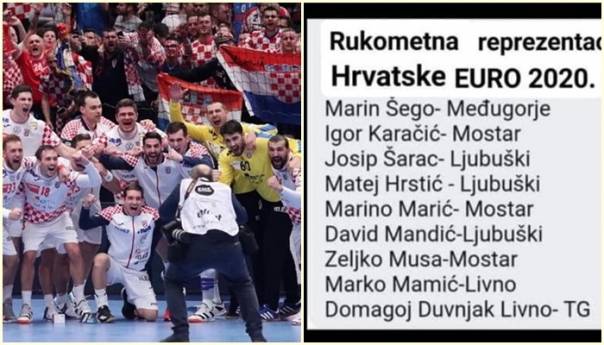 Hercegovci odveli Hrvatsku u polufinale Evropskog prvenstva