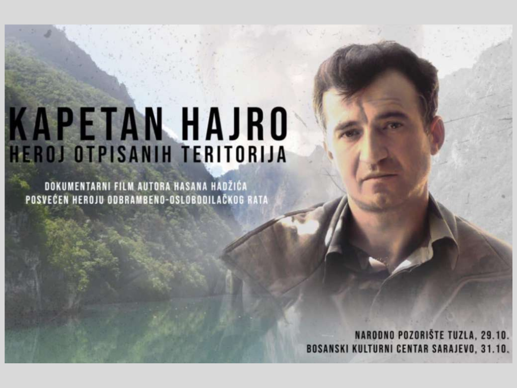 "Heroj otpisanih teritorija": Dokumentarac o kapetanu Hajri u Tuzli i Sarajevu