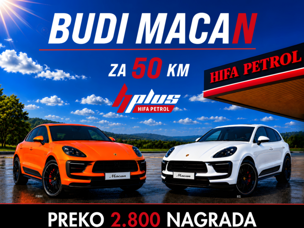 Hifa Petrol dijeli dva Porsche Macana i preko 2.800 nagrada