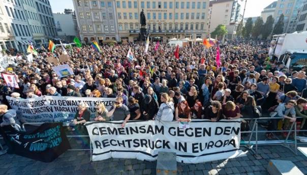 Hiljade ljudi na protestima u Dresdenu protiv antiislamskog pokreta Pegida