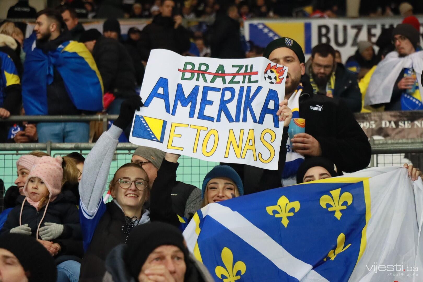 Hiljade navijača BiH već na stadionu u Beču pred meč s Austrijom