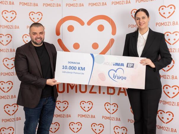 Holdina i Energopetrol donirala 10.000 KM udruženju Pomozi.ba