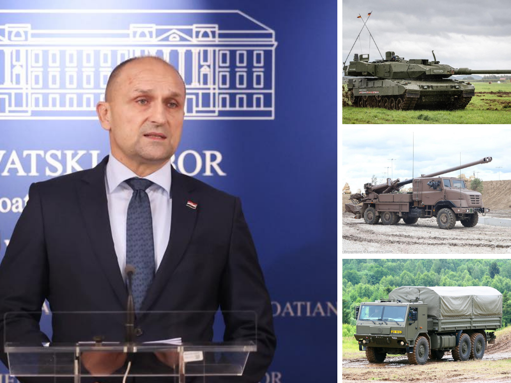 Hrvatska daje dvije milijarde eura za tenkove, haubice, protudronsku zaštitu...