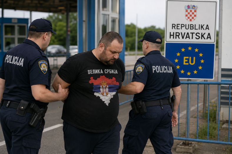 Hrvatska protjerala još jednog Srbina: Nosio nacionalističku majicu?