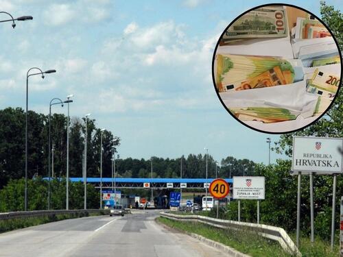 Državljanin BiH kažnjen sa 11.490 eura zbog neprijavljenog novca na granici