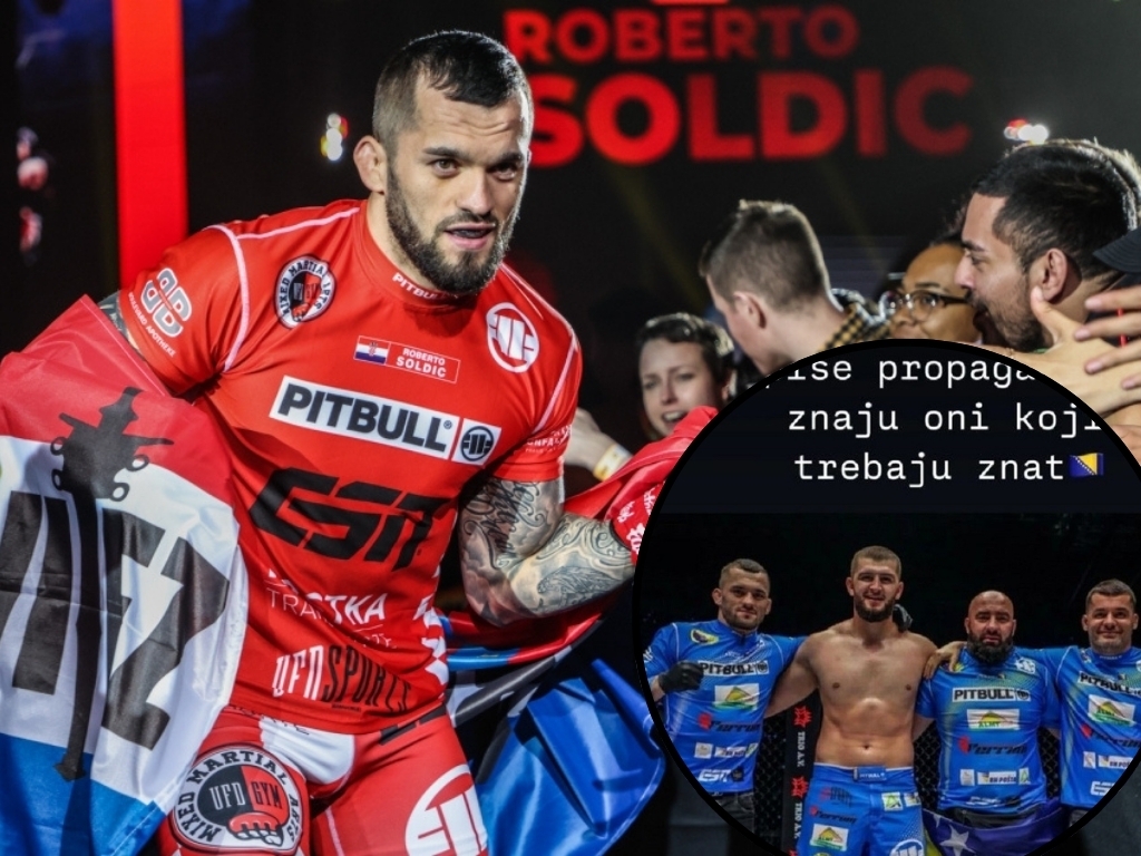 Hrvatski MMA borac objavio zastavu rodne BiH i poručio: Živjela BiH!