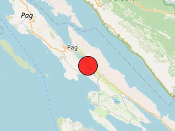 Hrvatski otok jutros pogodio zemljotres