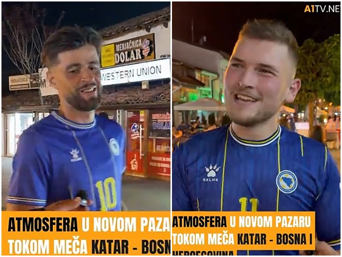 I Sandžak u plavom i žutom: Navijamo za BiH!