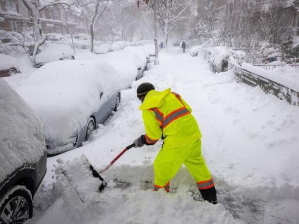 Istok Amerike okovan snijegom, otkazane hiljade letova