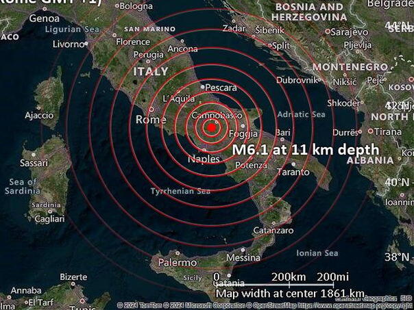 Italiju pogodio zemljotres jačine 5,9 stepeni, osjetio se širom Evrope