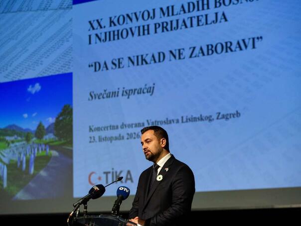Iz Zagreba krenuo Konvoj mladih Bošnjaka prema Srebrenici