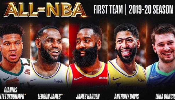 Izabrana najbolja petorka NBA lige