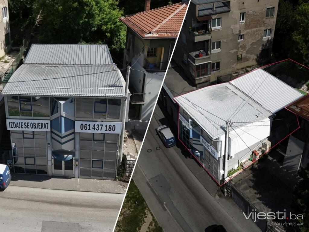 Izdaje se samostalni poslovni objekat u centru Sarajeva