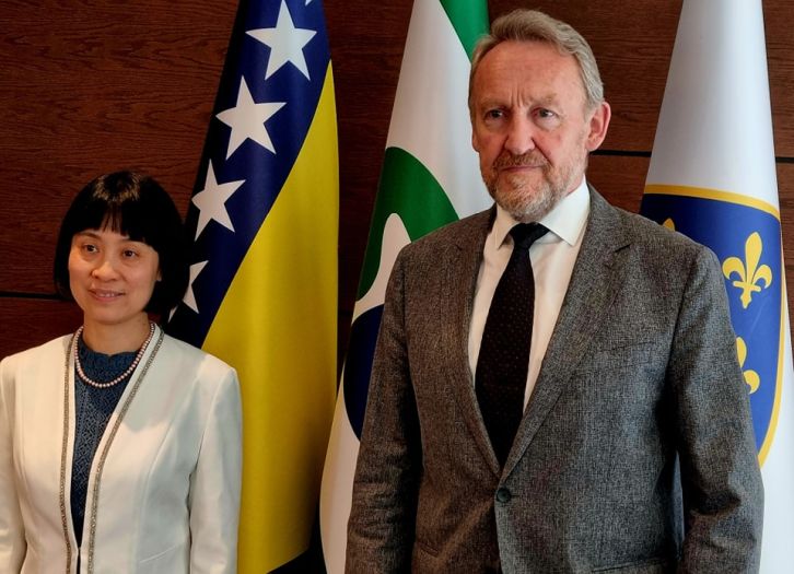 Izetbegović ugostio Li Fan, ambasadoricu Kine u BiH