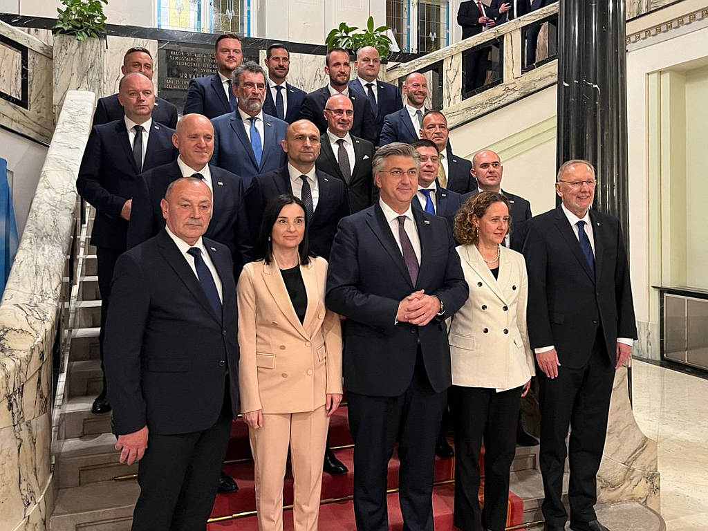 Izglasana nova hrvatska vlada na čelu sa Plenkovićem