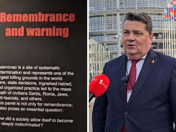 Izložba o Jasenovcu u EP ogolila negatore genocida u Srebrenici