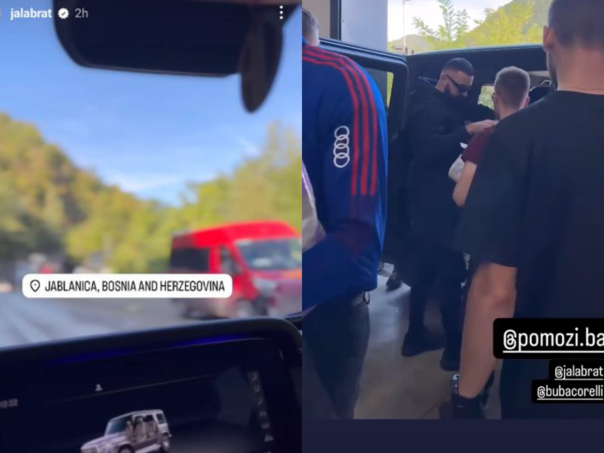 Jala Brat u vlastitom vozilu dijelio pomoć u Jablanici