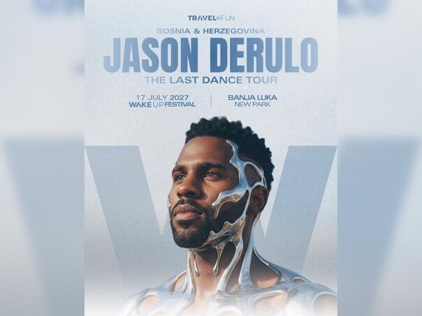 Jason Derulo stiže u Banja Luku! Svjetska pop zvijezda nastupa 17. jula na WAKE UP Festivalu!