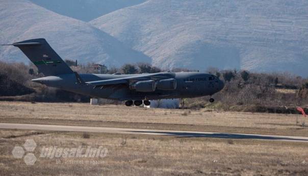 Jedan od najvećih aviona na svijetu u Mostar dovezao vojsku iz Afganistana