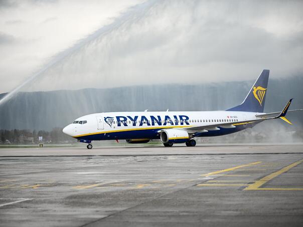 Ryanair planira rekordan broj letova iz Sarajeva