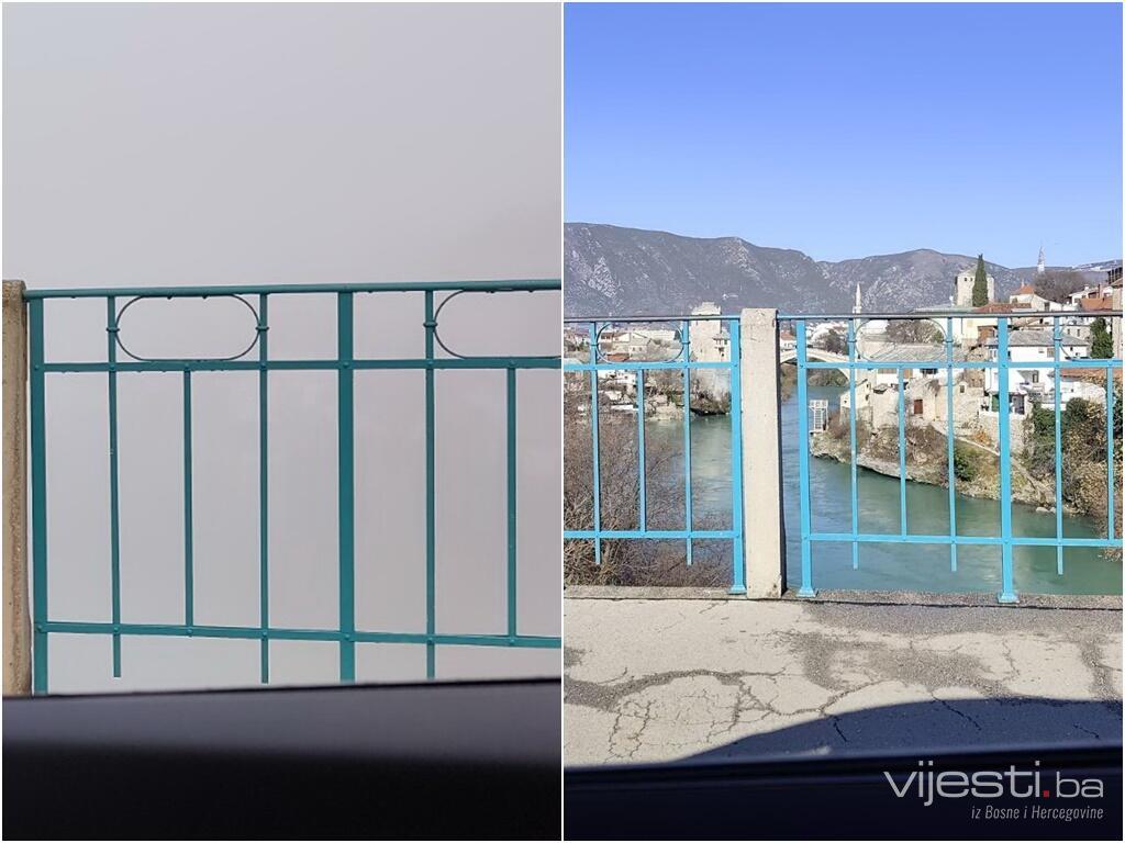 Jutarnja magla brzo se povukla: Mostar okupan suncem