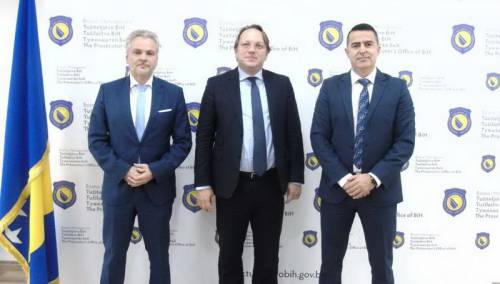 Kajganić i Varhely razgovarali o aktivnostima Tužiteljstva BiH