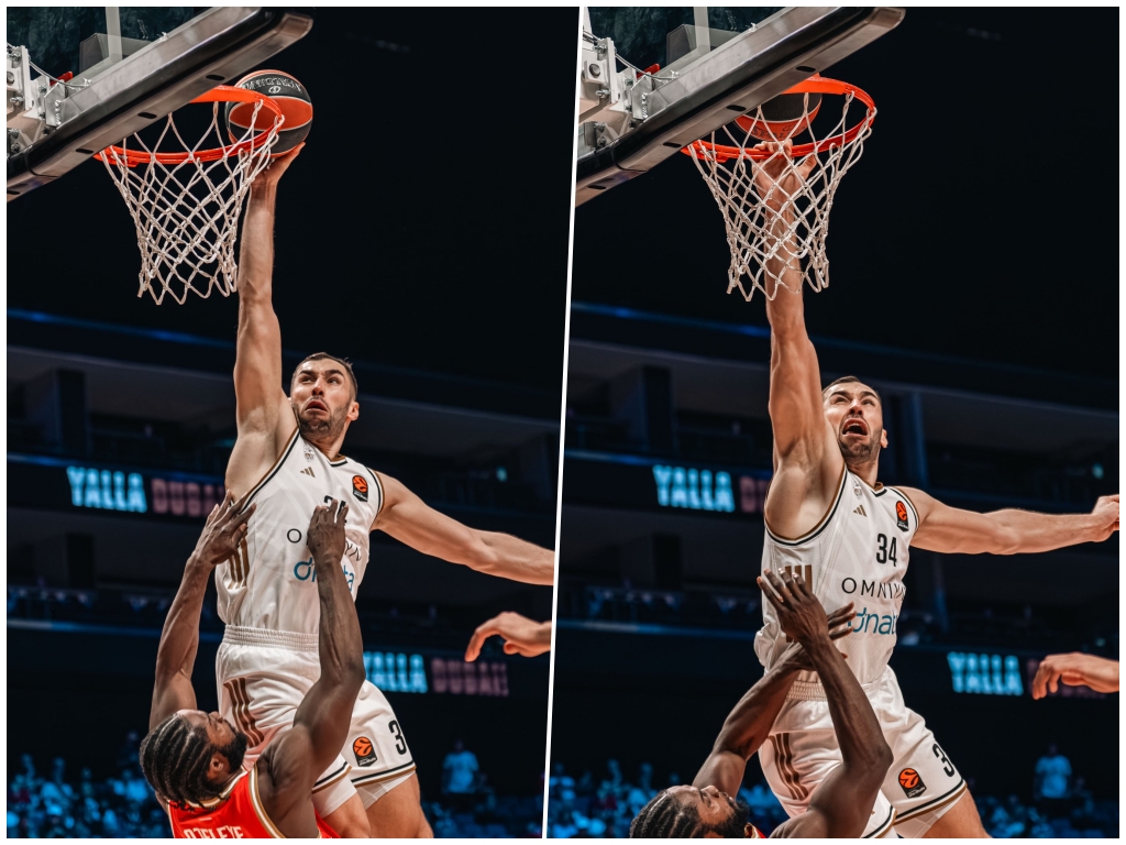 Kamenjaš "monstruozno" zakucao preko igrača Crvene zvezde!