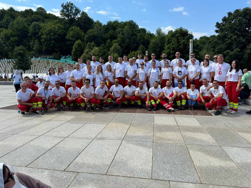 KCUS pružio medicinsku podršku Maršu mira i dženazi u Potočarima