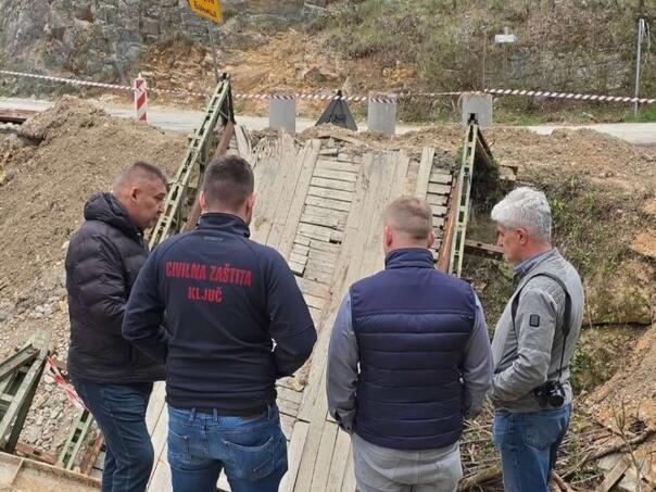 Ključ: Hitna sanacija srušenog mosta u Banjici počinje sutra