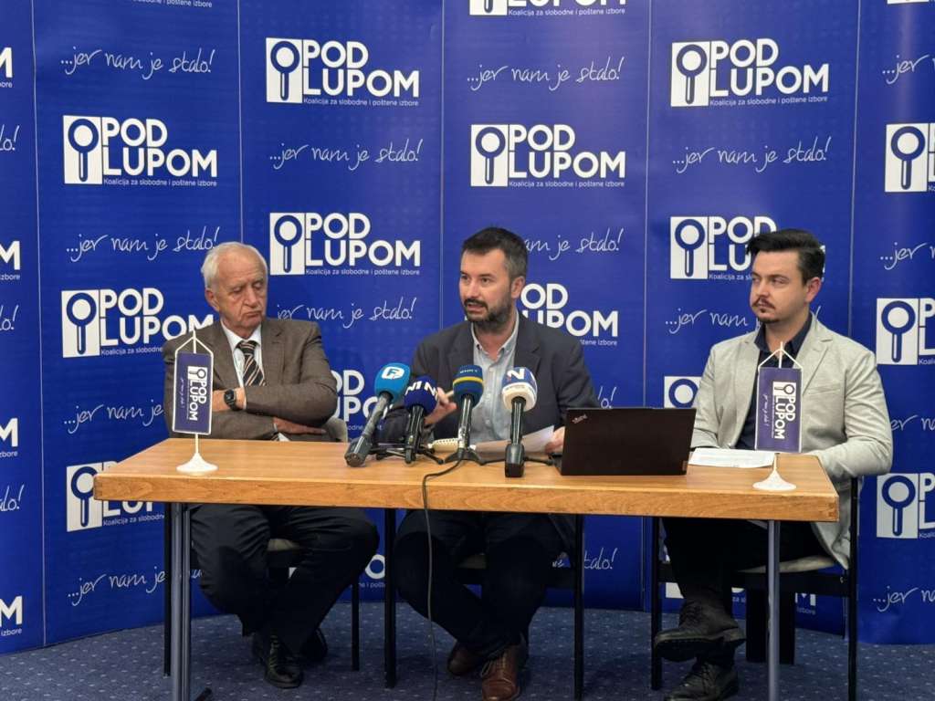 Koalicija Pod lupom: Ne možemo sa sigurnošću potvrditi pobjednika izborne utrke