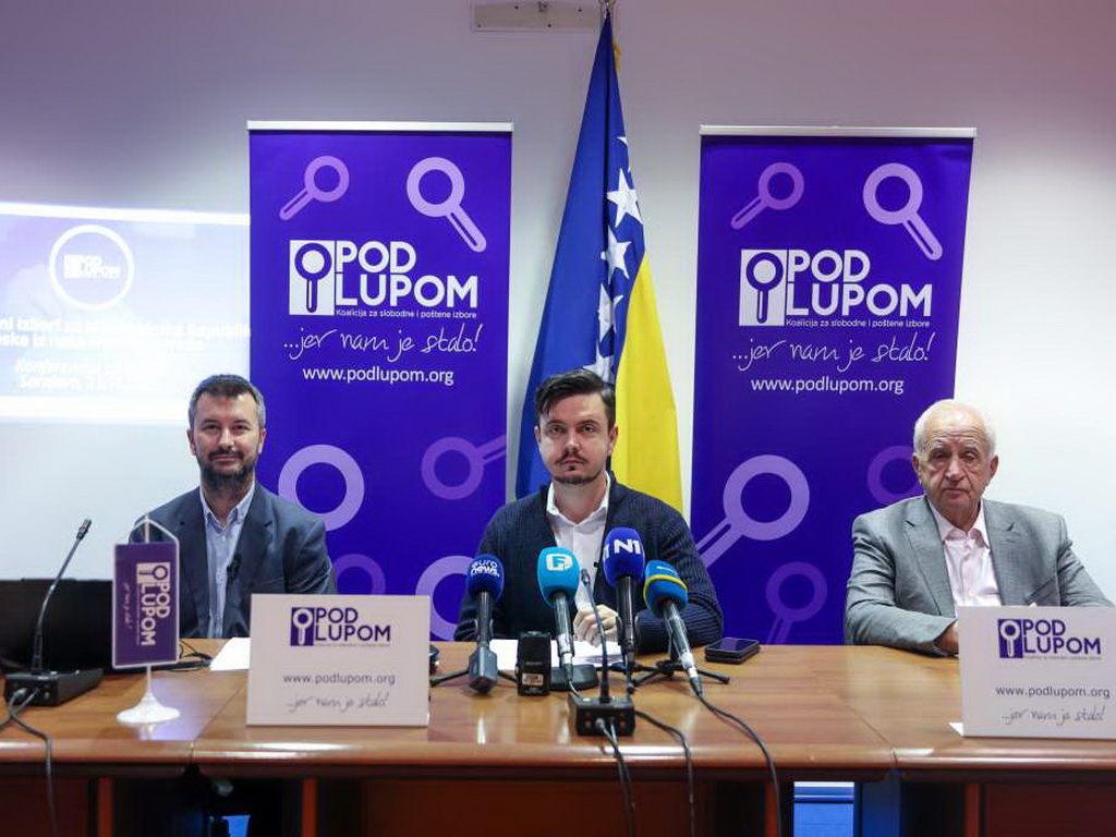 Koalicija "Pod lupom": Već zabilježeno 50 nepravilnosti uoči izbora u RS
