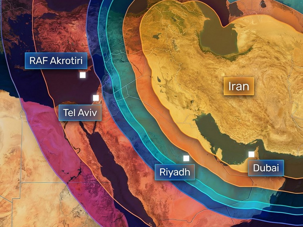 Koliko daleko mogu udariti iranske rakete i ko je u zoni rizika