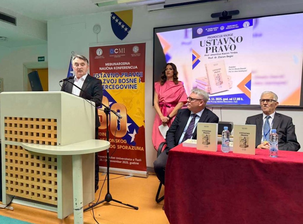Komšić prisustvovao promociji univerzitetskog udžbenika "Ustavno pravo"