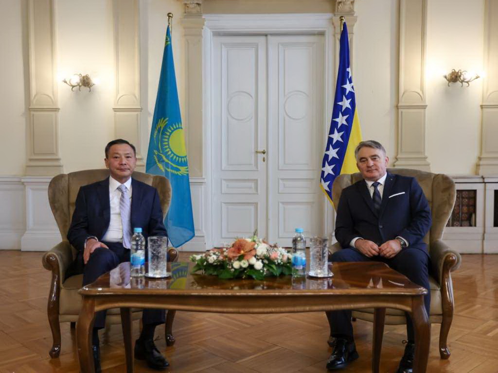 Komšić s ambasadorom Kazahstana za BiH: Fokus jačanje trgovinske i energetske saradnje