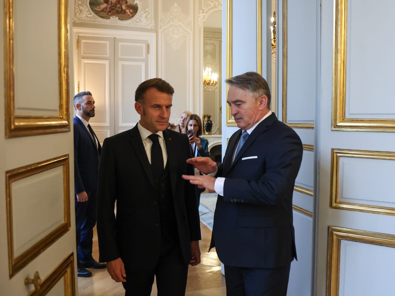 Komšić sa Makronom: Ključno pitanje je može li BiH sa sadašnjim etničkim političkim sistemom, postati članica EU