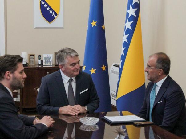 Komšić sa Sorecom o evropskom putu BiH i predstojećim izborima