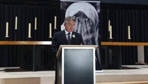 Komšić u Berlinu: Srebrenica, centralna tačka genocida počinjenog u BiH