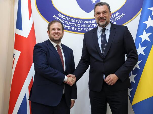 Konaković sa Doughtyjem: UK ostaje uz BiH, OHR i reforme na putu prema EU