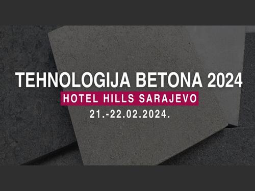Konferencija 'Sfera 2024: Tehnologija betona' uskoro u Sarajevu