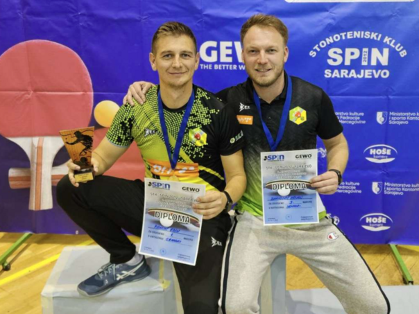 Konjiću prvo, Zahiroviću treće mjesto na međunarodnom stonoteniskom turniru GEWO Cup