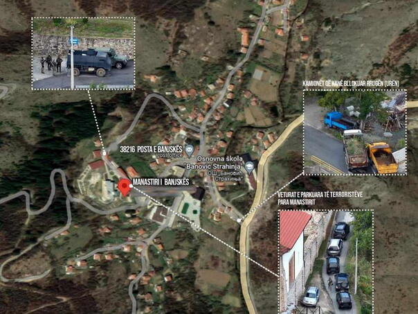 Kosovo: Policija napustila manastir, Vučić se obraća u 20 sati