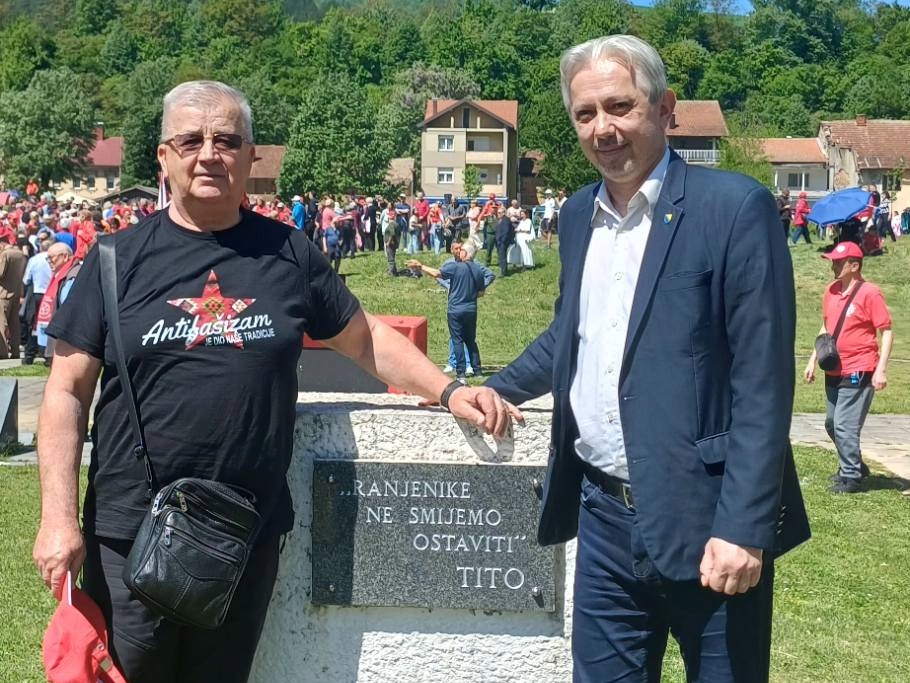 Kovačević u Jablanici: Za BiH se navija uz antifašističku zastavu s ljiljanima