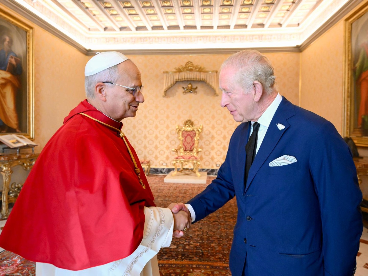 Kralj Charles i papa Lav zajedno se molili u Sikstinskoj kapeli