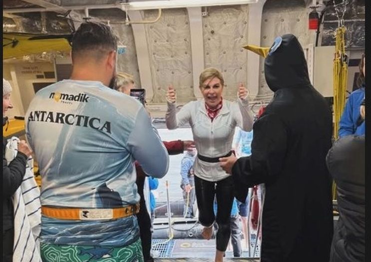 Kristijan Iličić objavio novi skok Kolinde u ledeno more: "I dalje mislite da ja AI?"