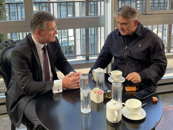 Lajčak i Komšić imali 'dobar i detaljan' razgovor