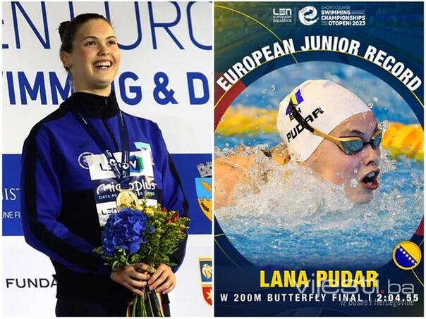 LANA PUDAR - NOVA MEDALJA I REKORD