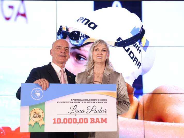 Lana Pudar najbolji sportista BiH u 2025. godini